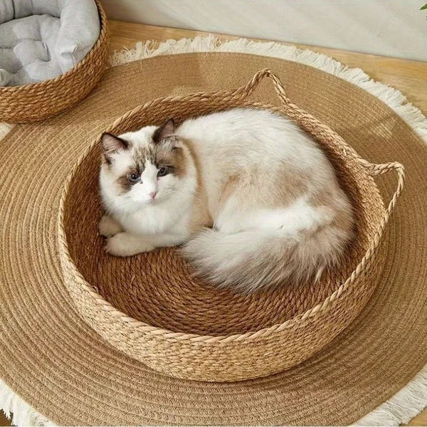 Panier en Osier pour Chat | ZenBasket