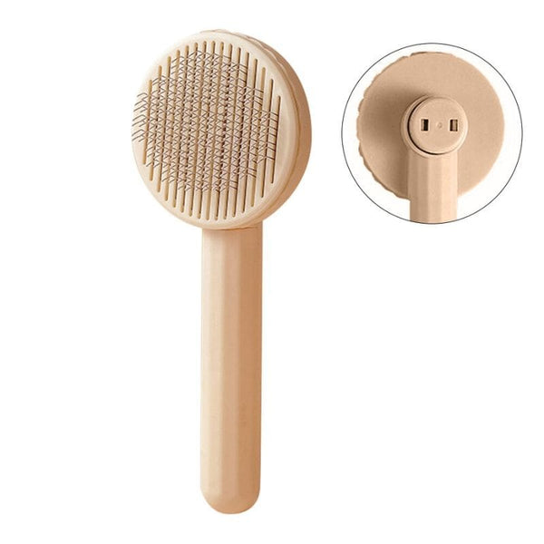 Brosse Pour Chat Poil Long - beige