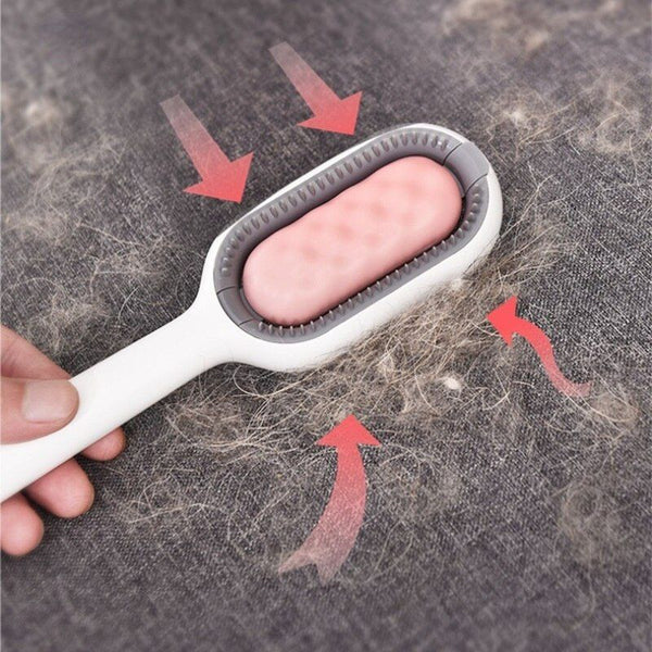 Utilisation de la brosse pour poils de chat